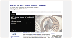 Desktop Screenshot of marcaisavocats.fr